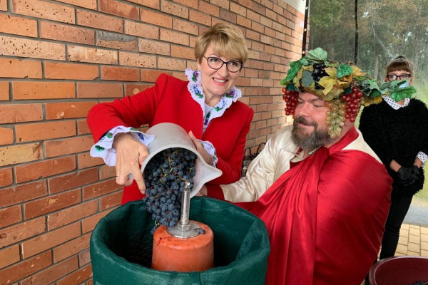 Piąte winobranie w Zaborze